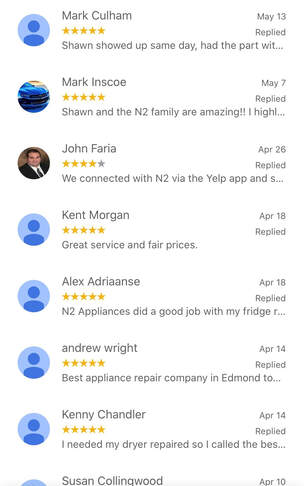 5 star google reviews